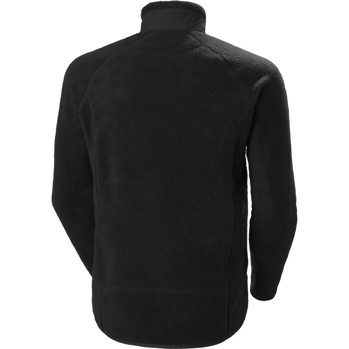 2024 Helly Hansen Hombres Panorama Pile Fleece Block Jacket 49460 - Black